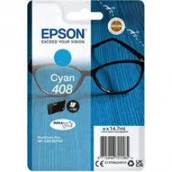 Epson 408 - 14.7 ml - high capacity - cyan - original - blister - ink cartridge - for WorkForce Pro WF-C4810DTWF